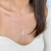 J - INITIAL NECKLACE - 1"