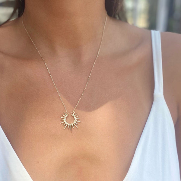 CHRISSY OPEN BURST NECKLACE