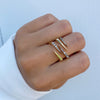 MILLY SPIKE LAYERED RING