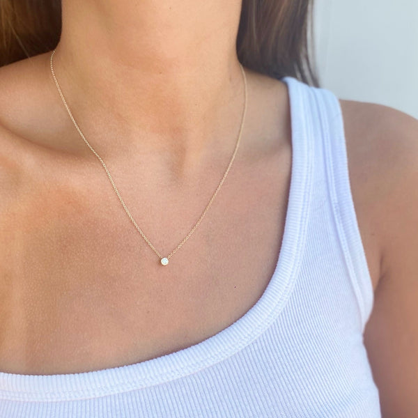 TORI SINGLE DIAMOND NECKLACE