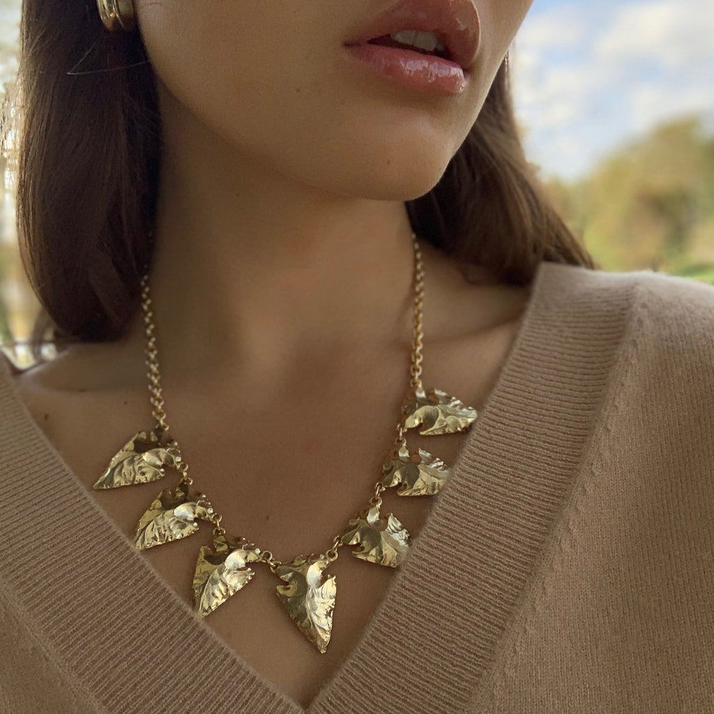 ANA ARROWHEAD STATEMENT NECKLACE