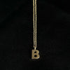 BOLD UPPERCASE INITIAL NECKLACE