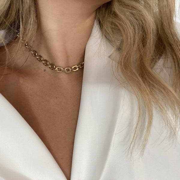 CARA LINK CHAIN NECKLACE