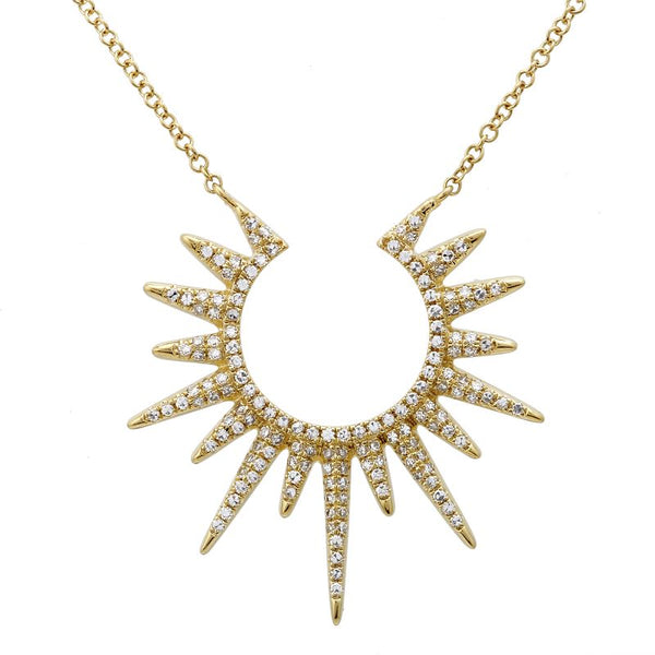 CHRISSY OPEN BURST NECKLACE