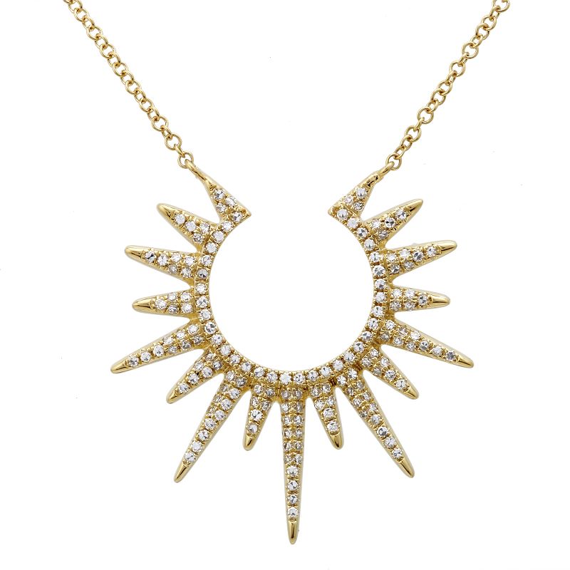 CHRISSY OPEN BURST NECKLACE